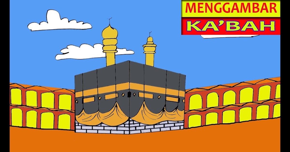 Gambar Kabah Kartun Hitam Putih