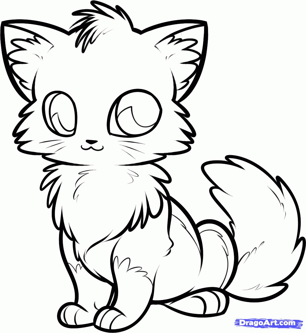 Featured image of post Chibi Cats Coloring Pages