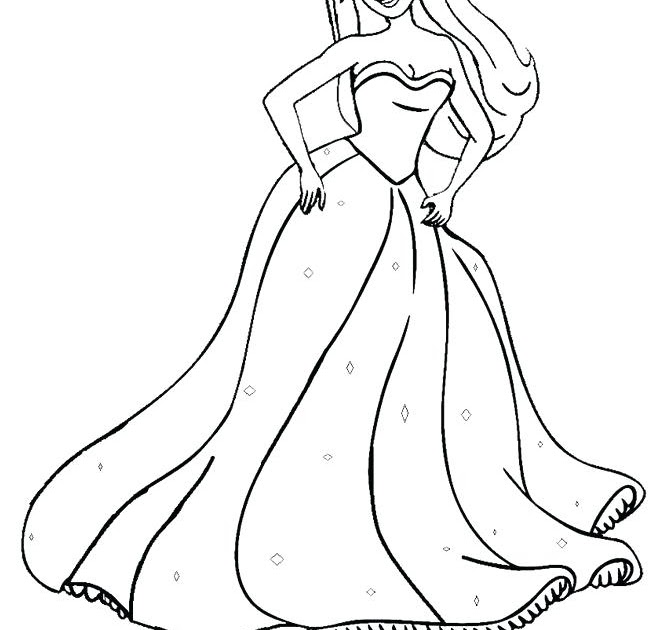 Unicorn Unicorn Princess Barbie Coloring Pages - imagen para colorear