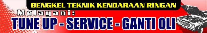 Banner Bengkel Mobil