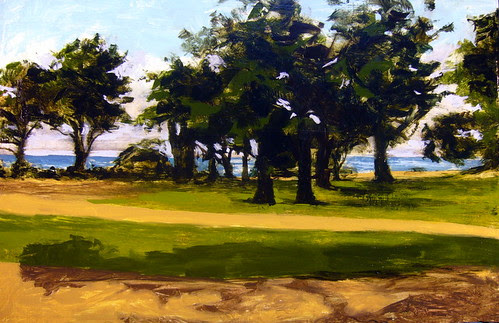 "Sutro Heights, Facing SSW Towards Ocean Beach"