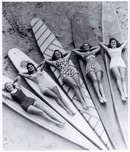 Surf sirens, Manly beach, New South Wales, 1938-46