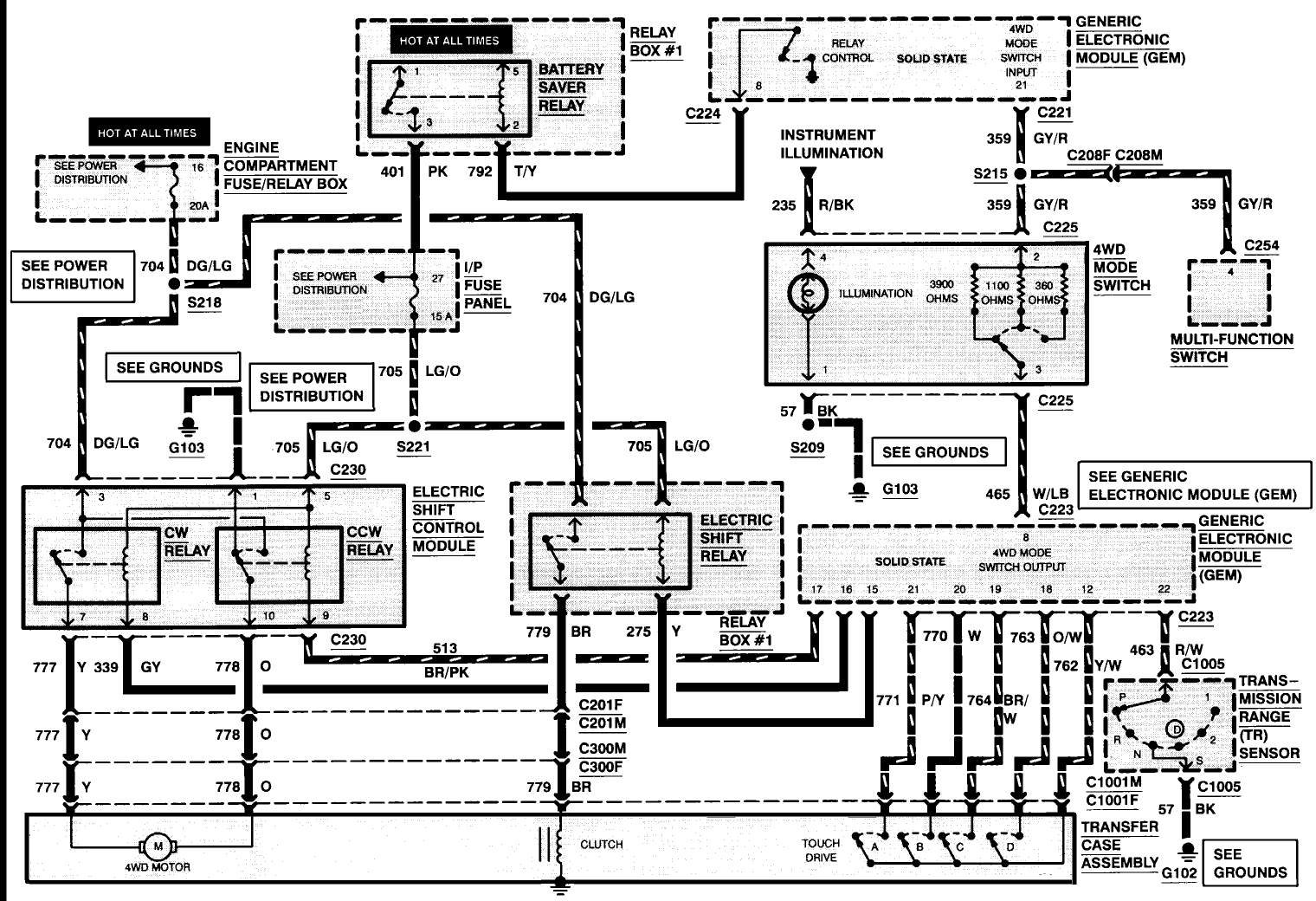 1998 Mazda B2500 Fuse Box Diagram
