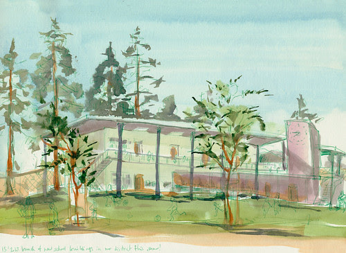 November 2013: School Yard by apple-pine