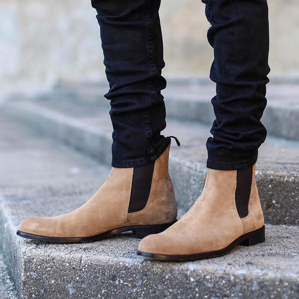 chelsea boots flat heel