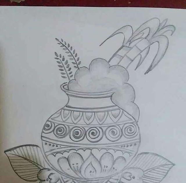 Pongal Drawing Images Easy - Draw easy