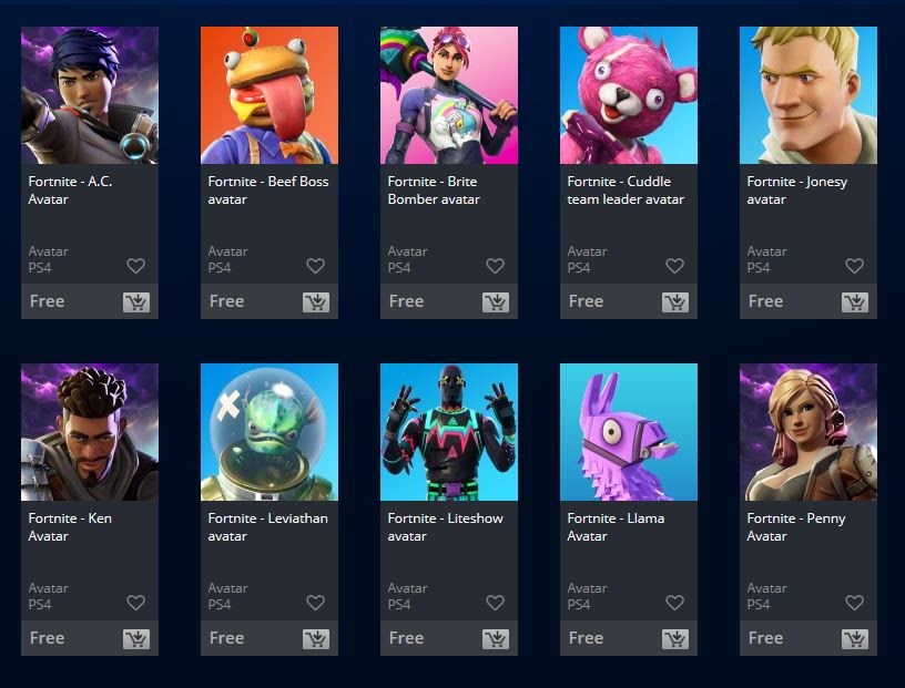 How To Get A Fortnite Avatar On Ps4 Ps4 Fortnite Avatars Fortnite Free Renegade Raider