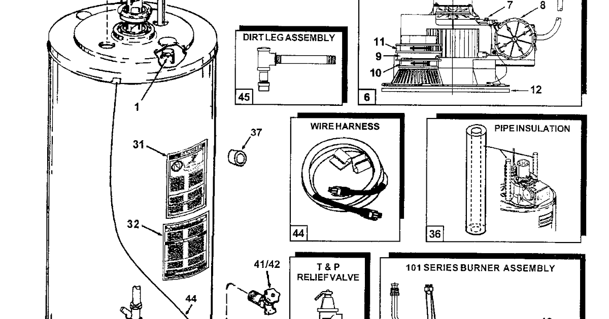 29 Gas Water Heater Parts Diagram Wiring Diagram List
