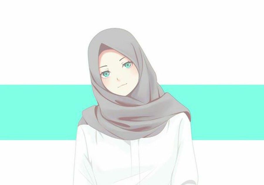 Gambar Anime Keren Perempuan Berhijab WALLPAPER.ILMUIT.ID