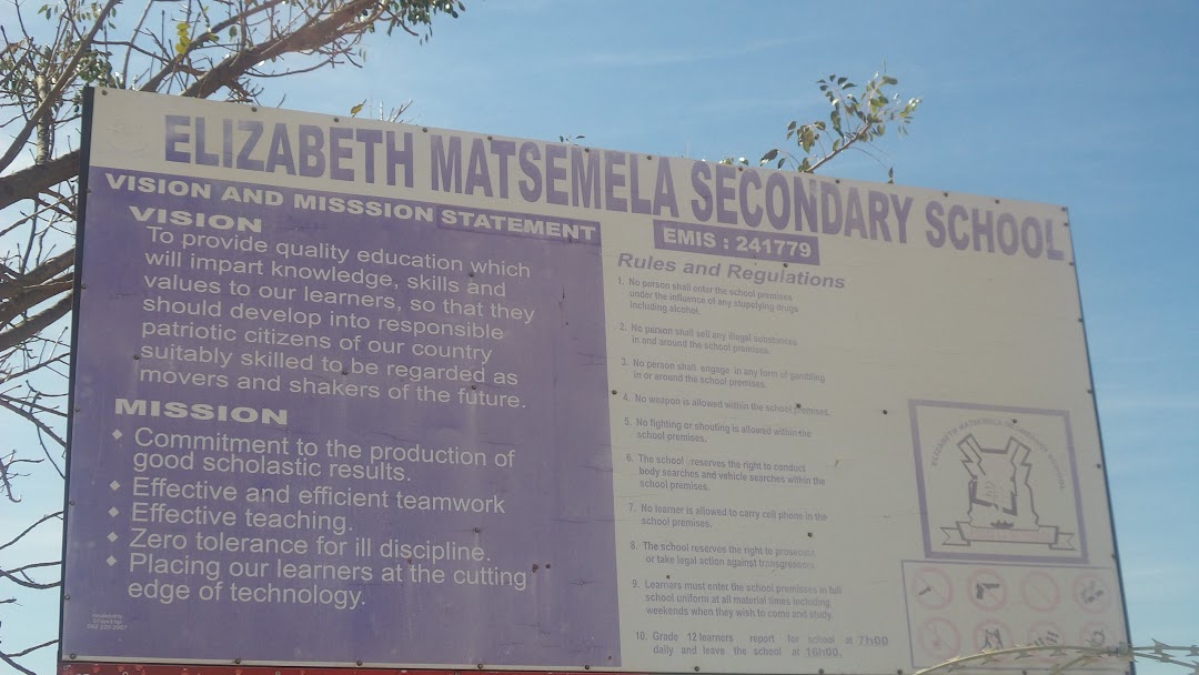 Elizabeth Matsemela Secondary School