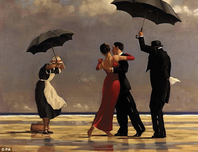 Well-known: The Singing Butler is one of Jack Vettriano's most famous paintings