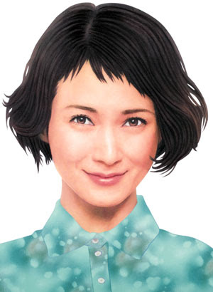 現代の髪型 驚くばかり安田 成美 の 髪型