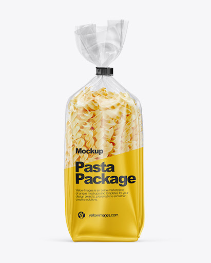 Download Fusilli Pasta Packaging Mockups PSD Mockup Templates