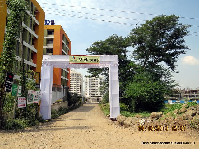 Vibgyor High Behind Kirloskar Brothers' Corporate Office - Handing Over Ceremony of Sanjeevani Developers' Sangam at Sus on Sunday 20th October 2013