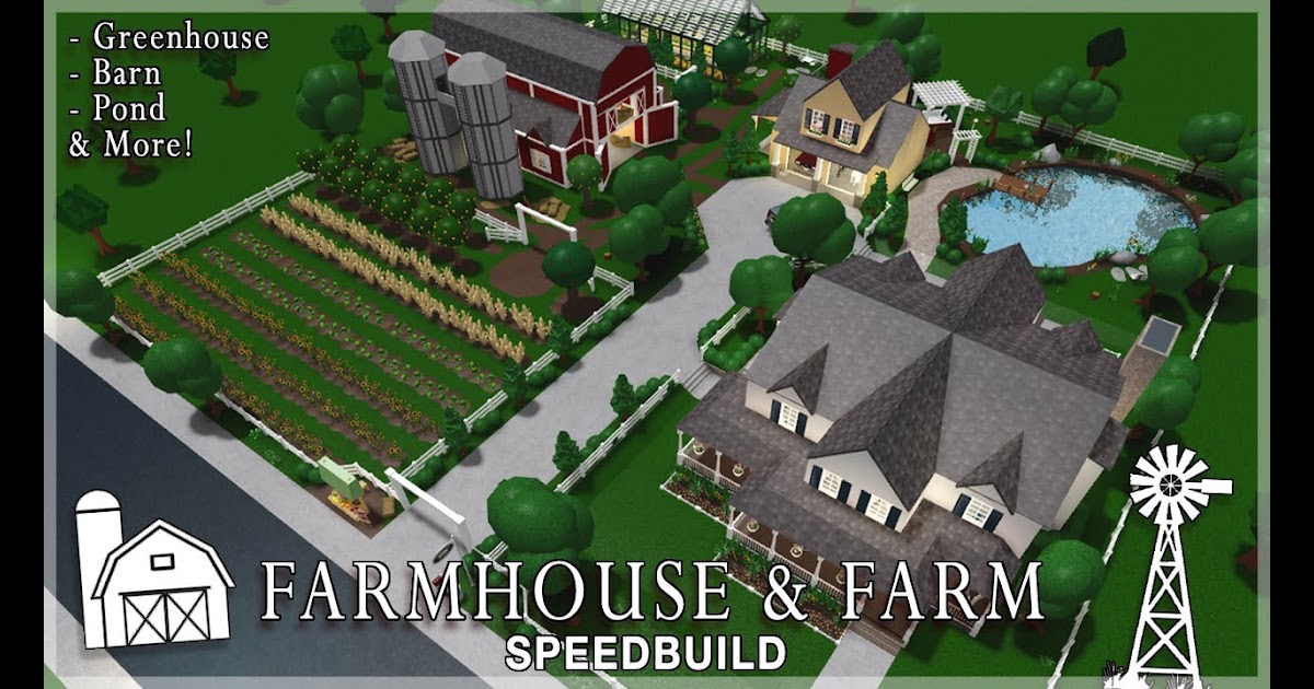 bloxburg roblox build country farm farmhouse welcome codes hyper robux