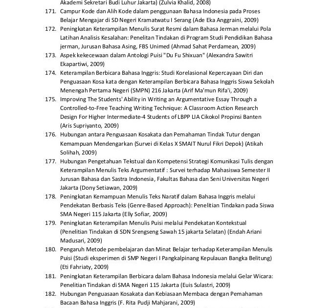 ⁂ Contoh judul jurnal kristen
