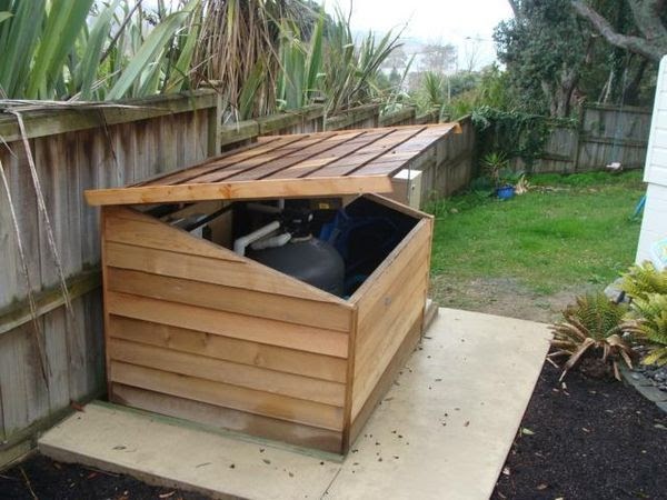 storage shed for pool equipment