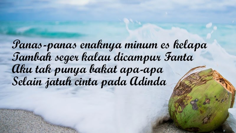 Kata Kata Pantun Cinta / Kumpulan Gambar Pantun Sunda