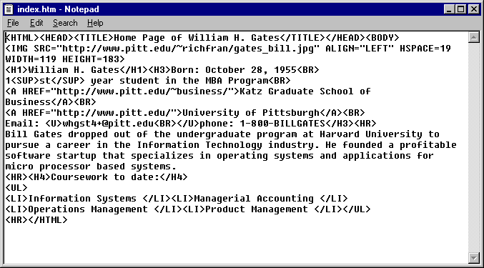 How To Design A Website Using Html In Notepad