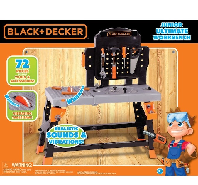 black and decker tool bench set