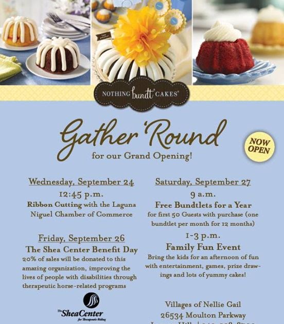 Nothing Bundt Cakes Coupons Laguna Hills placexdesign