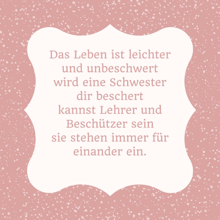 Kurze Geburtstagssprüche Schwester