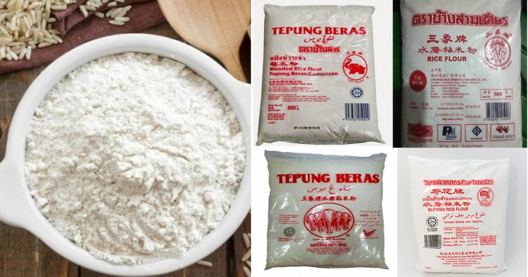 Tepung Beras Cap Gajah  Simpan tepung beras di dapur selama maksimal 1