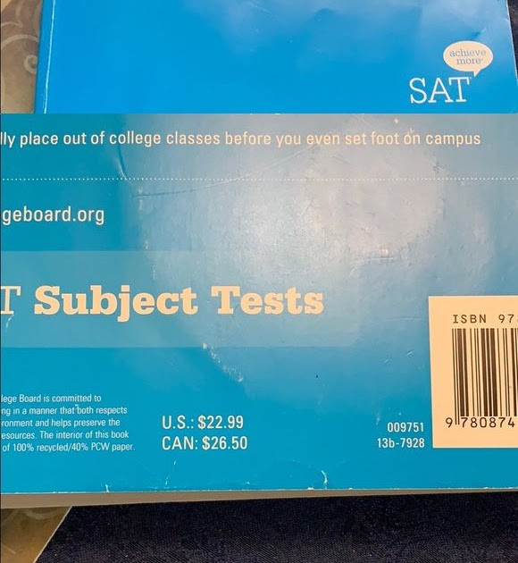 Sat Prep Book College Board / College board sat book latest edition