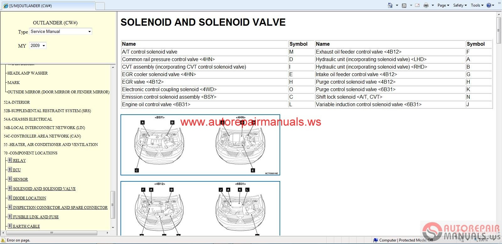 2016 Mitsubishi Outlander Wiring Diagram