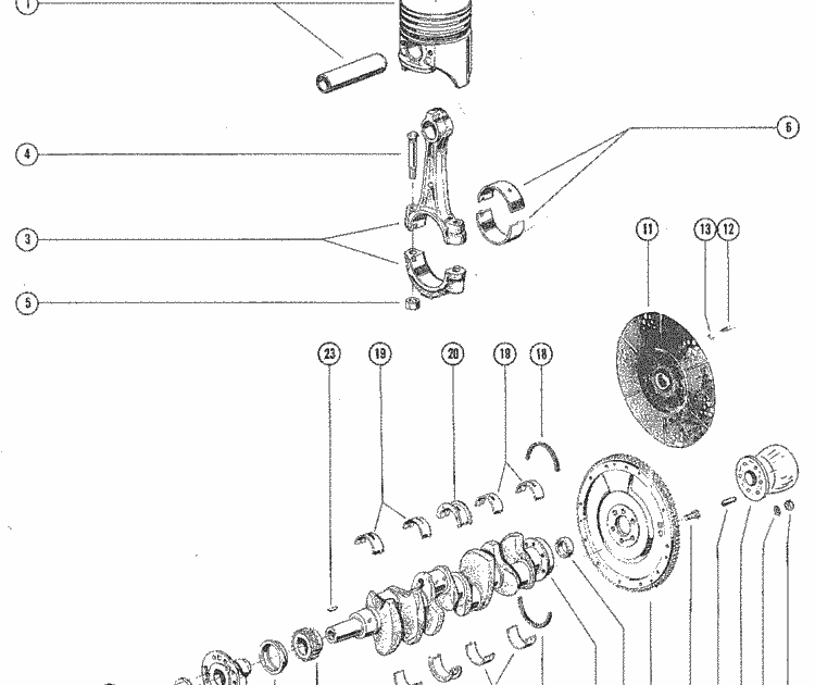 Ford 302 Engine Parts Diagram : MerCruiser 225 (4 Barrel.) Ford 302 V-8