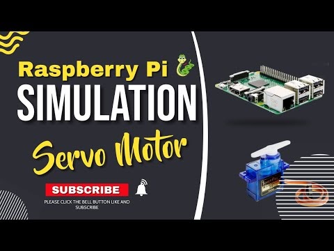 Raspberry Pi simulation with servo motor