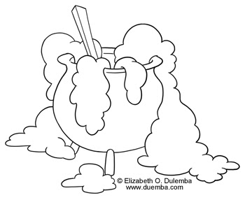 dulemba: Coloring Page Tuesday - Bubbling Cauldron
