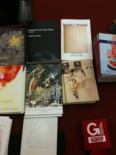 Table display at Chapbook Festival 2012 @ CUNY Grad Ctr