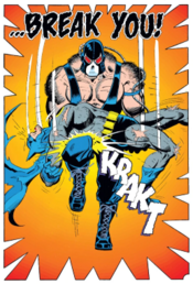 Bane breaks batman back