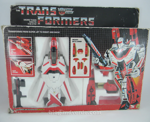 Transformers Jetfire G1 - caja