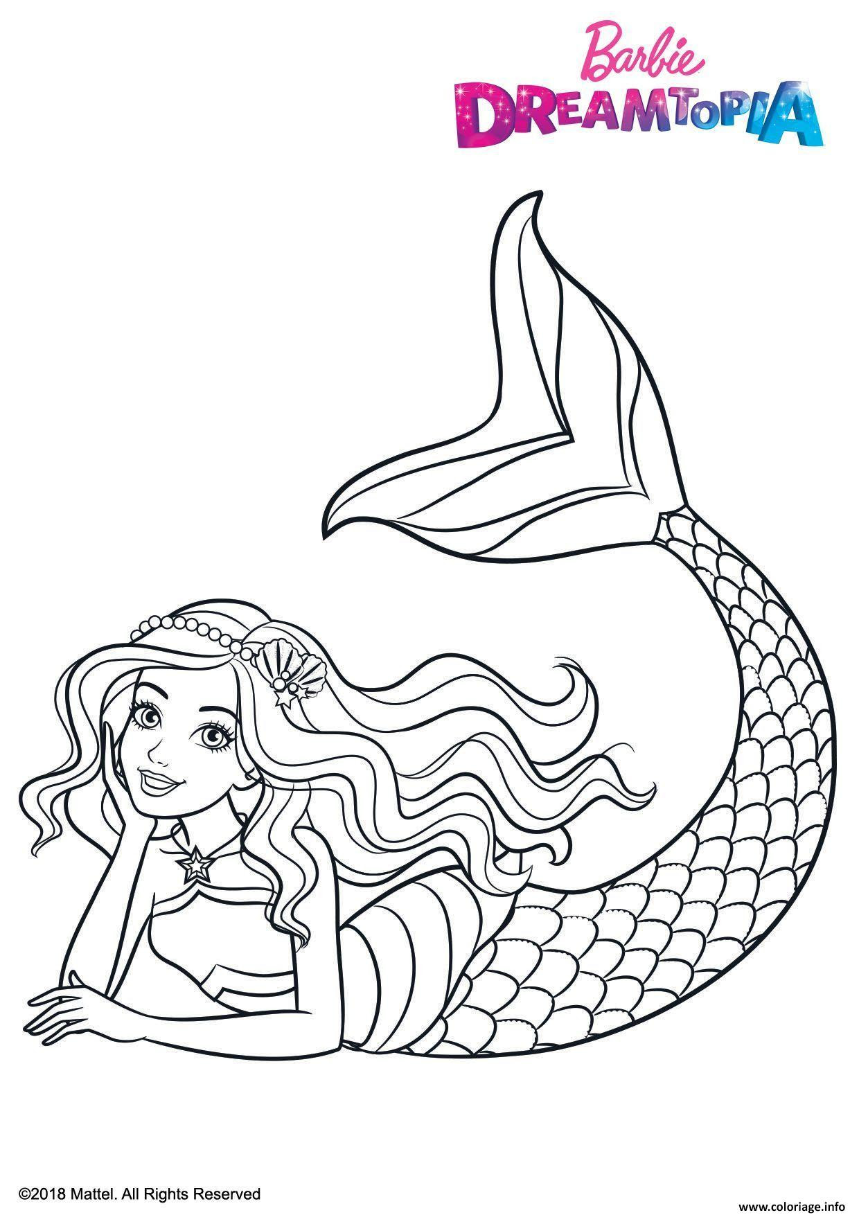 Dessin MANGA Dessin Anime Barbie Sirene En Francais
