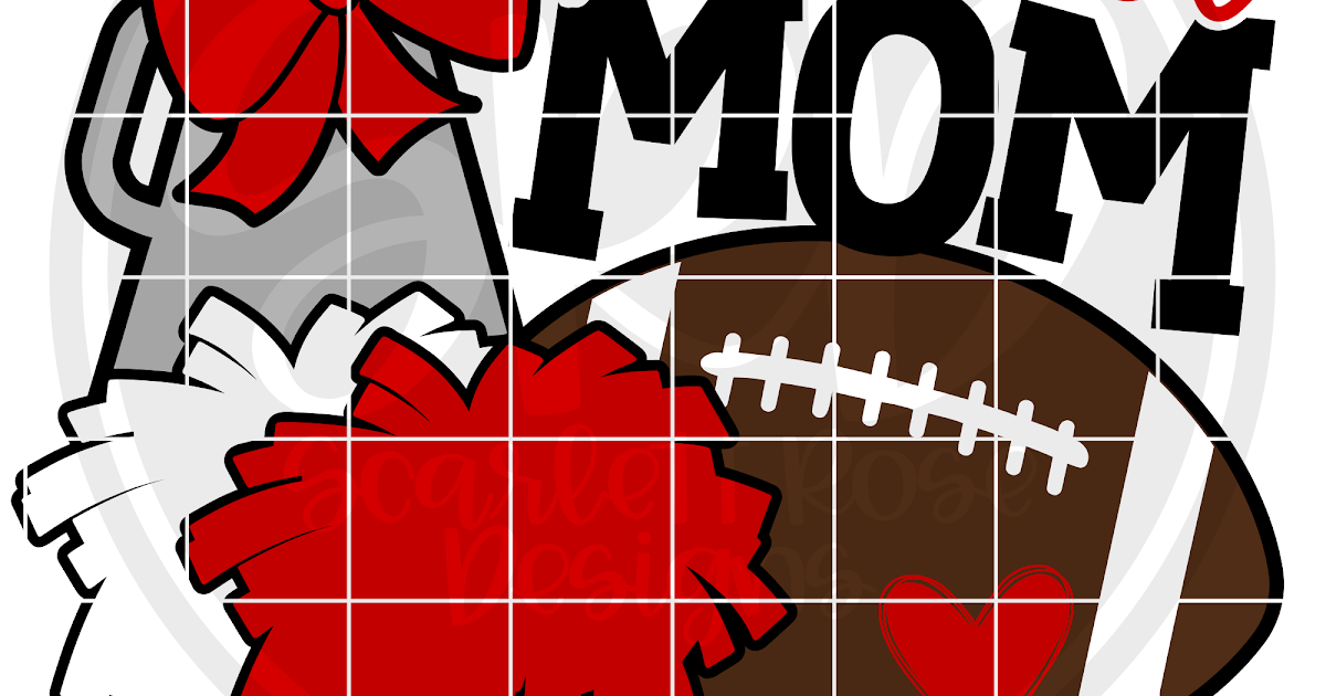 Football And Cheer Mom Svg Free - 1531+ SVG File for Silhouette - Free