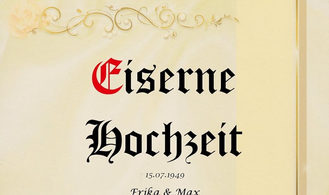 Glückwünsche Zum Hochzeitstag 65 / Eiserne Hochzeit Gedichte Spruche