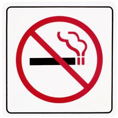 Illustration of a no-smoking sign