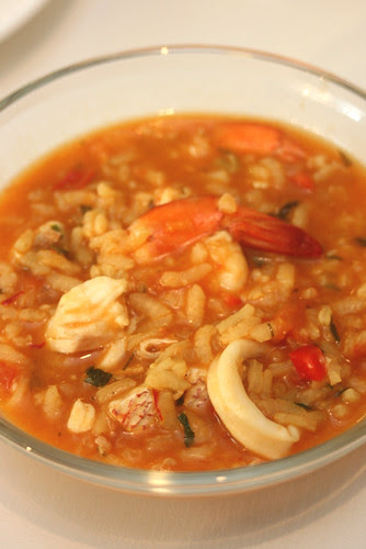 Arroz a la Cazuela (Spanish style Seafood Risotto) as cooked by Chef Wan
