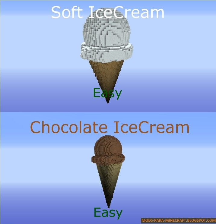 Ice Cream Survival Mapa para Minecraft 1.7.4  Mods para Minecraft en Español