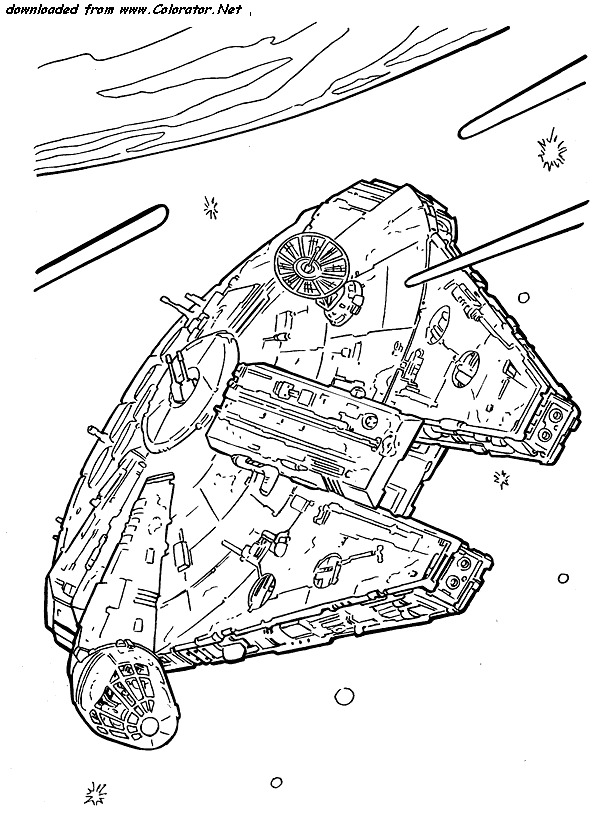 Dessin Star Wars Vaisseau  Coloriage Dark Vador Star Wars à imprimer