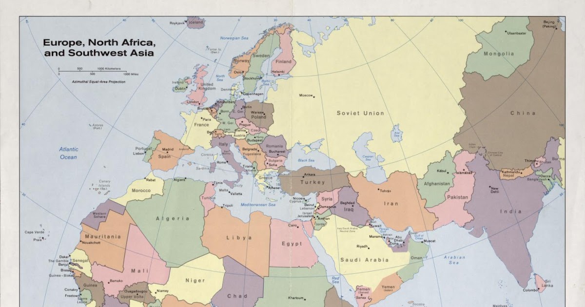 Map Of Eastern Hemisphere