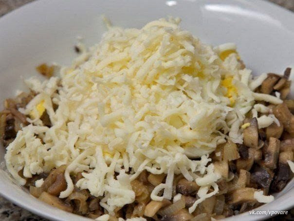 Мясные рулетики с грибами
