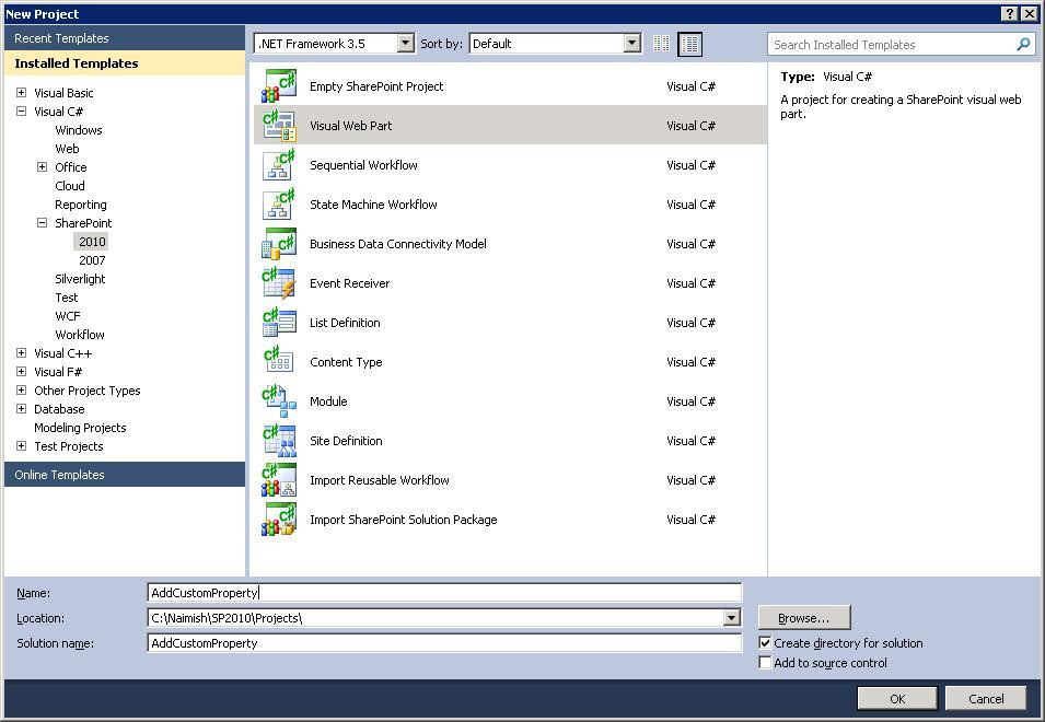 SharePointStack How To Add Custom Web Part Properties To Visual Web 