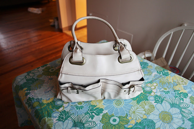 leather camera purse