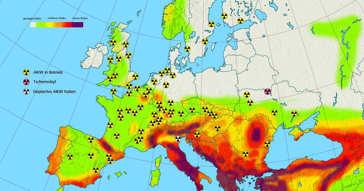 Atomkraftwerke Europa - Liste der Kernkraftwerke in Europa - Chemie-Schule