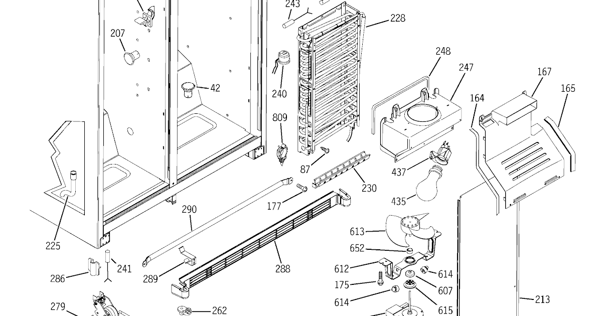Hotpoint Refrigerator Parts Diagram General Wiring Diagram