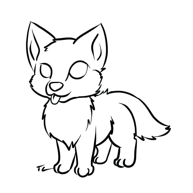 Featured image of post The Best 10 Wolf Easy Cute Animals To Draw