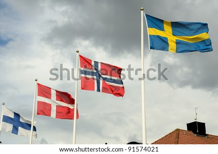 Images and Places Pictures and Info scandinavian flags